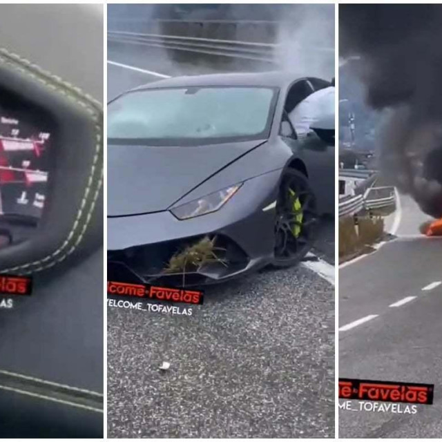 Lamborghini u plamenu