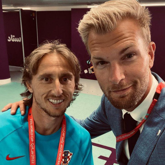 Luka Modrić i Ruben van Gucht